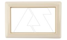 Daria - Рамка двойной розетки, к механизмам серии 21, сл.кость | код 2120-820-1202 | Mutlusan