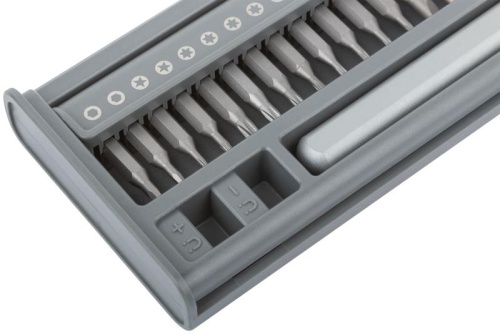 Отвертка с битами для точных работ, 24 CrV бит, пластиковый бокс | код 56194 | FIT фото 6