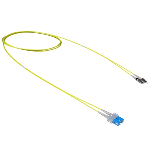 Оптический коммутационный шнур переходной Duplex SC-UPC/FC-UPC, 9/125 OS2, 3 м | код RNPC9DCUFU3 | DKC