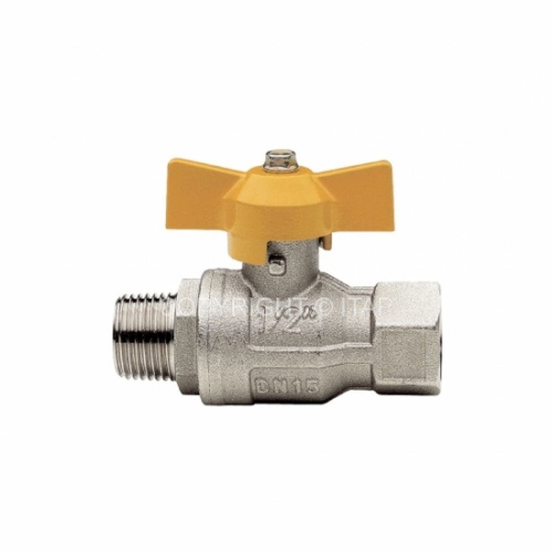 Кран шаровой газовый 1' ВН ручка бабочка желтая BERLIN (073 1') | код RQLAGK0LH7HO96 | ITAP Кран шаровой газовый 1' ВН ручка бабочка желтая BERLIN (073 1') | код RQLAGK0LH7HO96 | ITAP