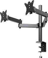 Кронштейн для мониторов Holder MDS-SU203-B черный 13-32 макс.8кг настольный поворот и наклон верт.перемещ. | код 2055269 | HOLDER