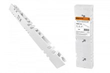 Изолятор шинный плоский ИШП 3П для шин 5 и 10 мм, длина 370 мм, межшинное растояние 125 мм TDM | код SQ0807-0020 | TDM