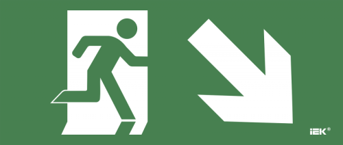 Этикетка самокл. 330х140мм Фигура/стр. вниз вправо IEK | код LPC10-1-33-14-FVNNAPR | IEK