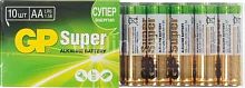Батарея GP Super Alkaline 15A LR6 AA (10шт) | код 335064 | GP