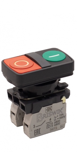 Выключатель Briswik КМЕ 8611м зел-красн IP65 УХЛ3 10А 1но+1нз | код aB-FB-5Ai-0621 | Briswik Выключатель Briswik КМЕ 8611м зел-красн IP65 УХЛ3 10А 1но+1нз | код aB-FB-5Ai-0621 | Briswik