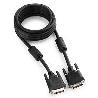 Кабель DVI-D single link Cablexpert CC-DVI-BK-10, 19M/19M, 3.0м, черный, экран, феррит.кольца, пакет | код CC-DVI-BK-10 | Cablexpert