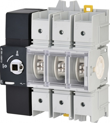 Выключатели нагрузки 0-1 с видимым разрывом CLBSV 160 3P | код 004661882 | ETI Выключатели нагрузки 0-1 с видимым разрывом CLBSV 160 3P | код 004661882 | ETI