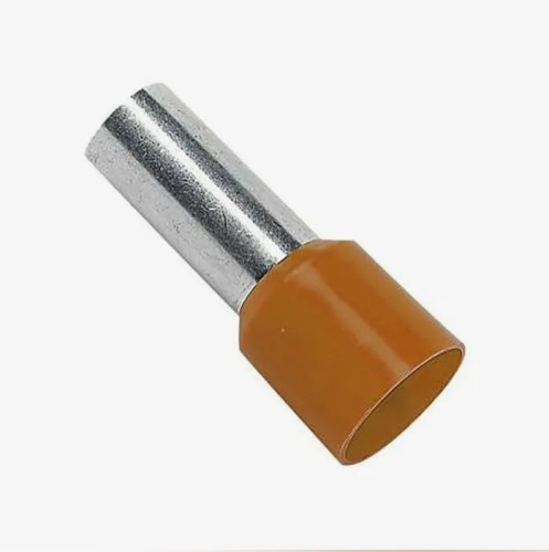 Наконечник-гильза 12 мм с изолир.фланцем 4,00 кв.мм оранжевый (НШВИ) | код ZCE4012OR | Коннектор Наконечник-гильза 12 мм с изолир.фланцем 4,00 кв.мм оранжевый (НШВИ) | код ZCE4012OR | Коннектор