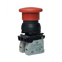 Выключатель Briswik КЕ 021/3м красный 0но+2нз Гриб IP40 УХЛ3 10А | код aZ-HB-0Ai-0223 | Briswik