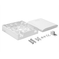 Коробка настенная на 1 адаптер SC, белая | код LAN-SBF1-WH | LANMASTER