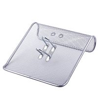 Подставка для календаря большая BRAUBERG Germanium, металлическая, 57х200х200 мм, серебристая, 231973 | код 231973 | BRAUBERG