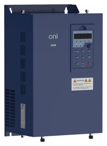 Преобразователь частоты A650 380В 3Ф 22кВт 45А M ONI | код A650-33E22TM | ONI Преобразователь частоты A650 380В 3Ф 22кВт 45А M ONI | код A650-33E22TM | ONI