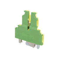 Клемма винтовая двухуровневая Земля, 4 мм? MTU-D4PE | код 136861 | MEYERTEC