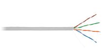 Кабель U/UTP кат.5E (класс D) 4 пары 100МГц ОЖ BC чистая медь внутр. PVC нг(B) | код EC-UU004-5E-PVC-GY | NETLAN