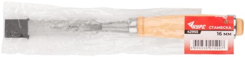Стамеска с деревянной ручкой 16 мм | код 42955 | FIT фото 3