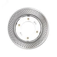 Светильник светодиодный ДВО-15W встраиваемый под лампу GX53 декоративный с доп. подсветкой MN23 хром без лампы | код 5020177 | JazzWay