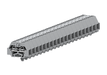 240258 Клемма TB проходная 2-2 с бок. подключ. с защелк. ножками, сер., 8 конт., сеч.1.5мм2, шт | код 240258 | SUPU