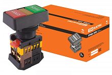 Кнопка РPBВ-30N Пуск-Стоп d30мм неон/230В 1з+1р TDM | код SQ0704-0027 | TDM