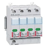 Устройство защиты от импульсных перенапряжений - защита повышенного уровня - Imax 40 кА - 4П | код 003933 | Legrand 