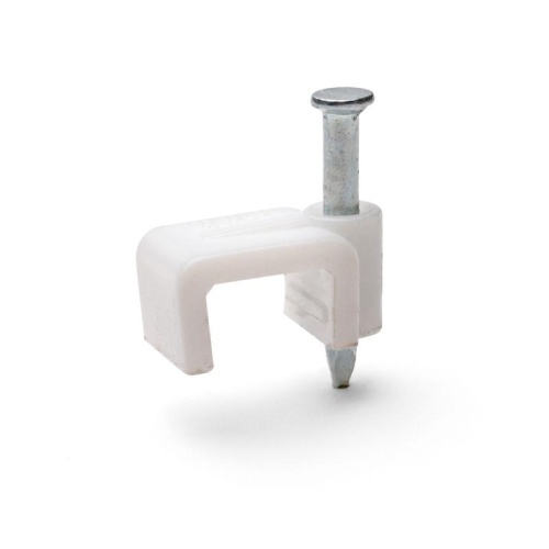 Скоба пластиковая с гвоздем плоск. СПП 9 (30шт.) (Fortisflex) | код 49453 | Fortisflex Скоба пластиковая с гвоздем плоск. СПП 9 (30шт.) (Fortisflex) | код 49453 | Fortisflex