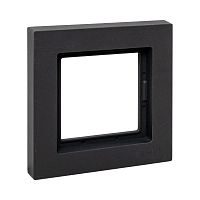 Рамка 1-м Эпика IP44 пластик черн. EKF UP1-FPB-01-44
