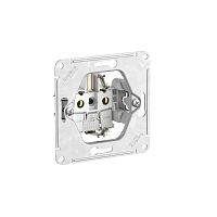 GLOSSA РОЗЕТКА с заземлением со шторками с крышкой, 16А, IP44, в сборе, быстрозажимные клеммы, БЕЖЕВЫЙ | код GSL000248S | Systeme Electric