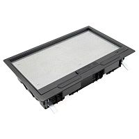 Лючок напольный c изменяемой глубиной, 16 модулей | код 88316 | DKC