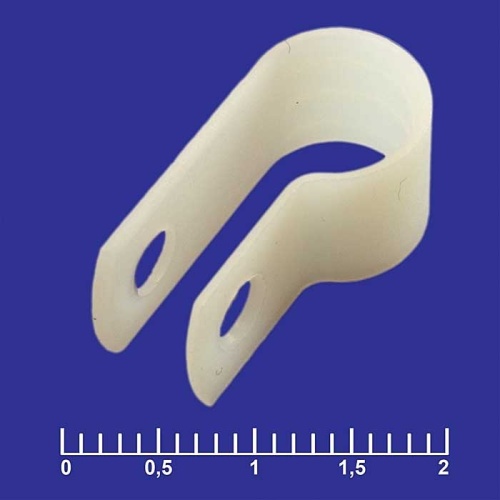 Держатель кабеля нейлоновый RUICHI CC-1.5, 10х22 мм, диаметр 8.4 мм | код 84323 | Ruichi