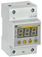 Реле напряжения РН-д однофазное 54мм 25А IEK | код IVR31-1-25 | IEK