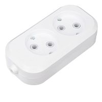 Колодка 2 гнезда без заземления REXANT | код 11-8701 | REXANT