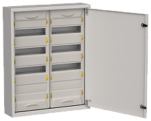 TITAN 5 Корпус мет. ЩРн-96 (2х48) 710х570х140 IP31 сер IEK | код TI5-50-N-2X048-31-7035 | IEK