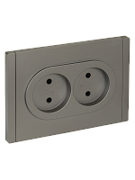 FORTE&PIANO Роз. 2-я без з/к с з/ш б/к 10А FP525 ст. IEK | код FP-R23-10-1-K46 | IEK