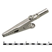 Зажим-крокодил RUICHI 8-0032 без изолятора, 12 мм, 10 А, металлический | код 70096 | Ruichi