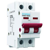 Выключатель нагрузки HSD100S 2PDSS0000C 00063 2 полюса 63А (STANDARD) | код 13.04.000951 | HYUNDAI