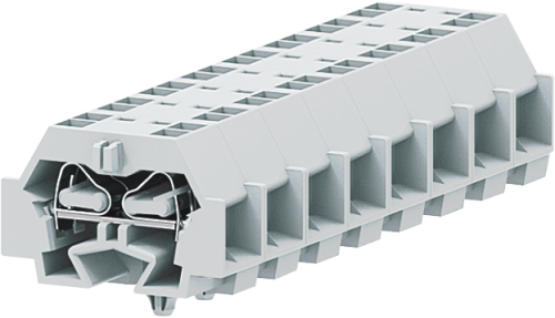 242343 Клемма TB проходная 2-2 с бок. подключ. с защелк. ножками, светло-сер., шт | код 242343 | SUPU