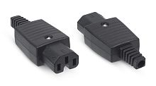 Cabeus IEC-320-C13 Вилка С13 разборная, 10А, 250 V, черная | код 9646c | Cabeus
