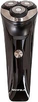 Бритва роторная Supra RS-319 реж.эл.:3 питан.:аккум. черный | код 1619175 | SUPRA