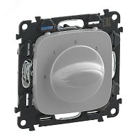 Valena ALLURE Выключатель вентилятора 4-позиционный С лицевой панелью Винтовые зажимы Алюминий | код 755177 | Legrand