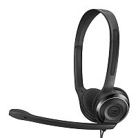 Наушники с микрофоном Sennheiser PC 8 USB черный 2м накладные USB оголовье (504197) | код 299953 | Sennheiser