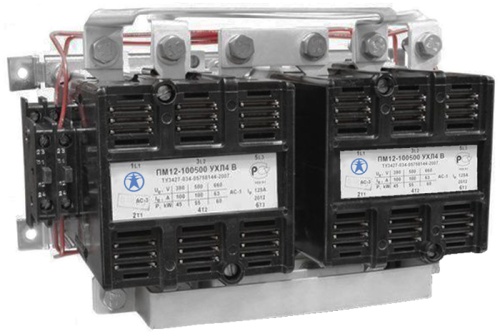 ПМ12-100500-ЭК УХЛ4 В, 220В/50Гц, 8з+4р, 100А, реверсивный, без реле, IP00, пускатель электромагнитный (ЭТ) | код ET011150 | Электротехник