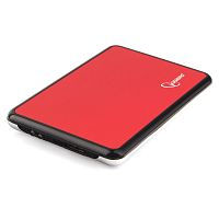 Внешний корпус 2.5 Gembird EE2-U3S-61, красный металлик, USB 3.0, SATA, нержавеющая сталь | код EE2-U3S-61 | Gembird