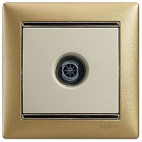 Розетка TV VALENA CLASSIC, одиночная, слоновая кость | код. 774329 | Legrand