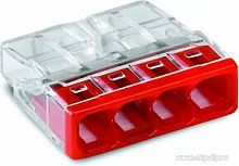 PCT-104 Клемма универ. строит.-монтаж. 4-проводная 0.75-2.5мм2 (аналог 2273-204) 100шт/уп, шт | код PCT-104 | SUPU