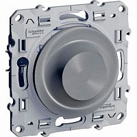 Светорегулятор поворотный ODACE, 420 Вт, алюминий |  код. S53R515 |  Schneider Electric