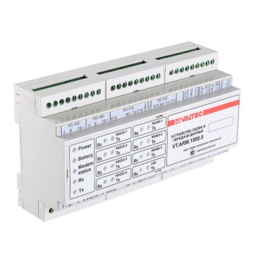 Концентратор общедомовой(GSM/GPRS, Ethernet, RS232, RS485 3шт, 2 импульсных входа, 2 аналоговых(4-20 | код. VT.ARM.1000.0 | VALTEC Концентратор общедомовой(GSM/GPRS, Ethernet, RS232, RS485 3шт, 2 импульсных входа, 2 аналоговых(4-20 | код. VT.ARM.1000.0 | VALTEC