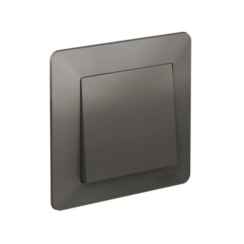 ATLASDESIGN AIR 1-постовая РАМКА, СТАЛЬ/дымчатый черный | код ATN220901 | Systeme Electric фото 3