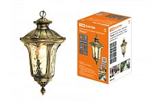 Светильник садово-парковый Париж 60 Вт, подвес, алюм., прозрачное/бронза, Е27, TDM | код SQ0330-0214 | TDM