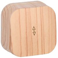 Выключатель 1-клавишный для открытой установки проходной ВСп10-1-0-ХС 10А GLORY сосна | код EVH12-K34-10 | IEK