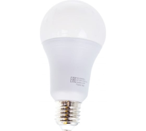 Лампа светодиодная LL-E-A70-20W-230-2,7K-E27 (груша, 20Вт, тепл., Е27) Eurolux, , Шт | код 76/2/21 | EUROLUX