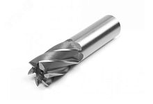 Фреза концевая 18.0 мм z=6, цилиндрический хвостовик, марка стали - Р6М5 | код 351918 | Hortz